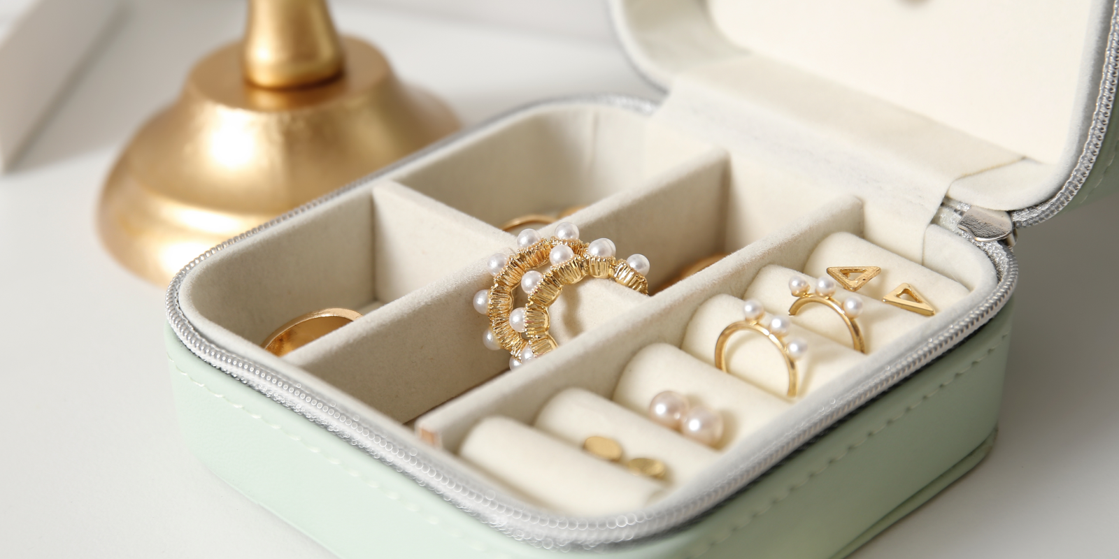 Jewellery in jewellery box
